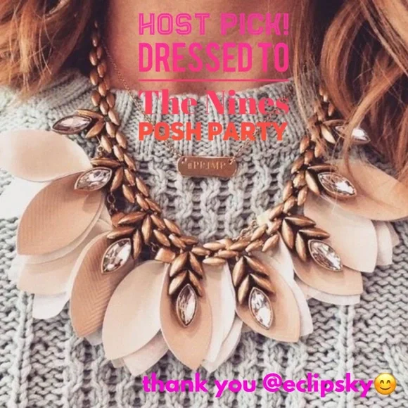 Stella & Dot | Versatile Crystal Encrusted Birdie Feather Statement Neck… - Picture 6 of 16